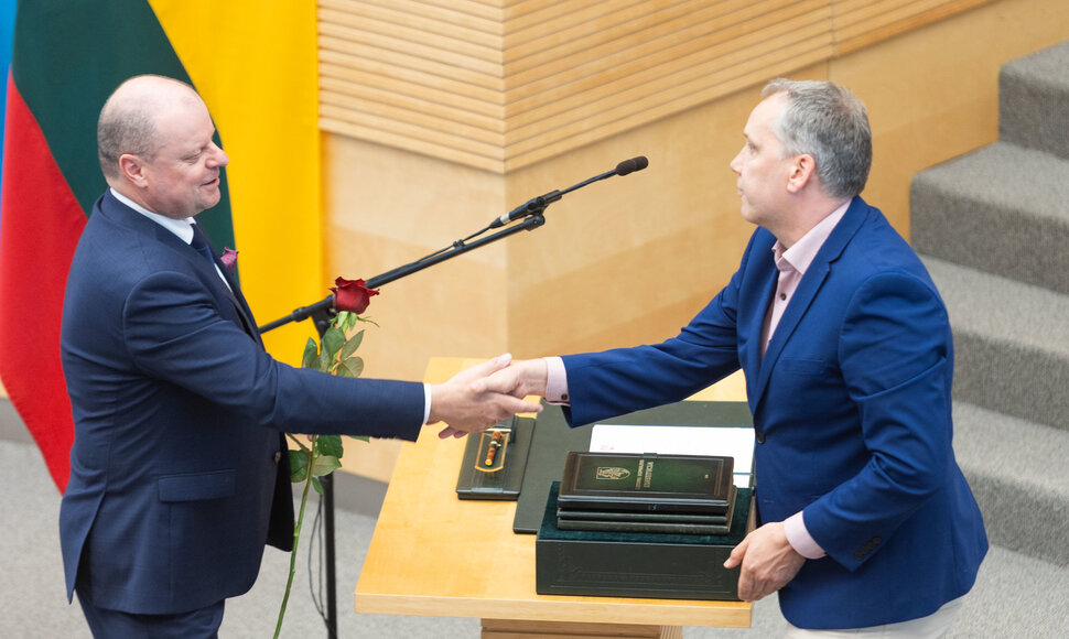 Saulius Skvernelis, Giedrius Janauskas