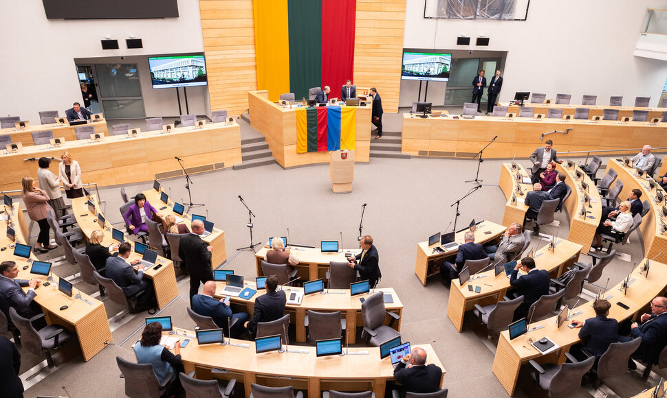 Seimo plenariniame posėdyje balsavimas dėl premjerės kandidatūros