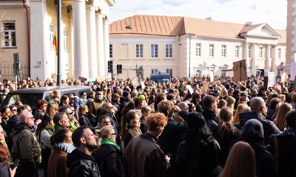 Kultūros bendruomenės protestas prie&scaron; kandidatą į kultūros ministrus