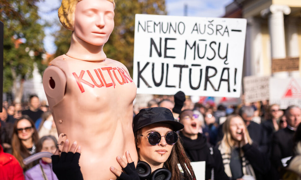 Kultūros bendruomenės protestas prie&scaron; kandidatą į kultūros ministrus