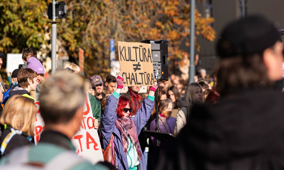 Kultūros bendruomenės protestas prie&scaron; kandidatą į kultūros ministrus