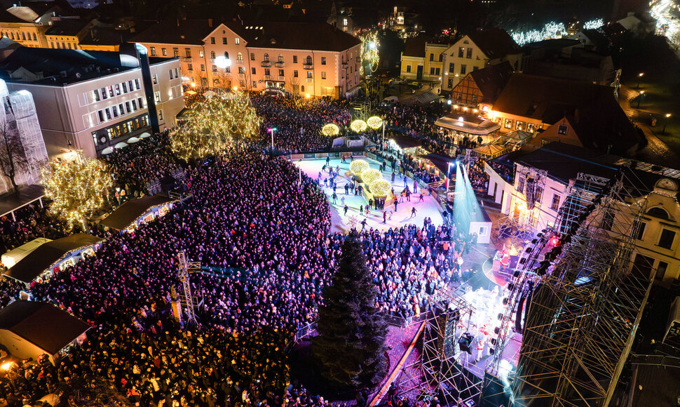Klaipėdos eglutės įžiebimo vakaras&nbsp;