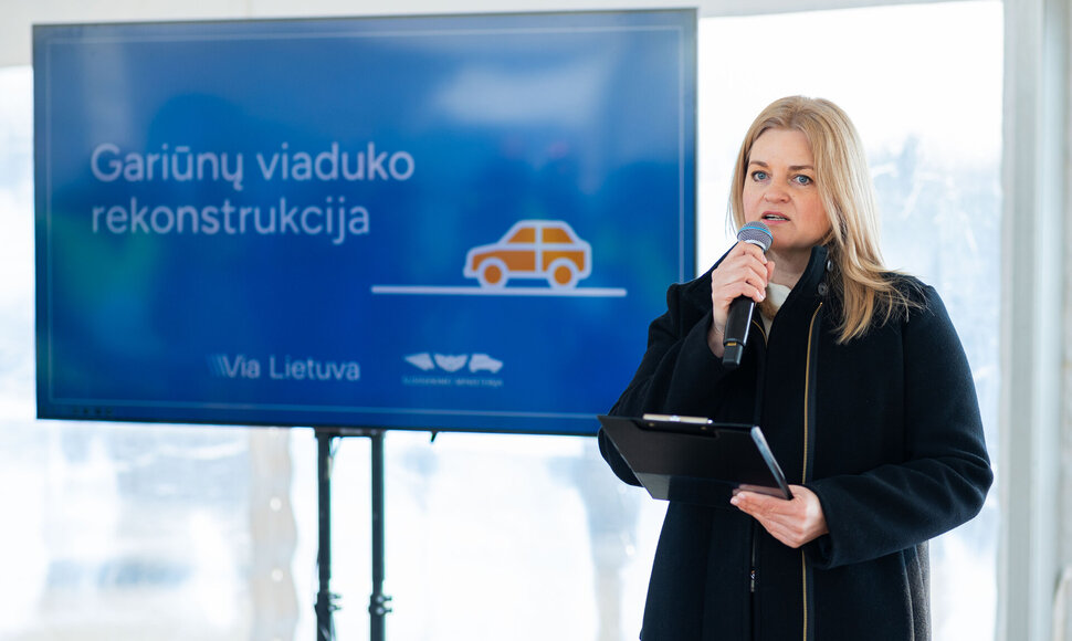Gariūnų viaduko rekonstrukcijos pristatymas