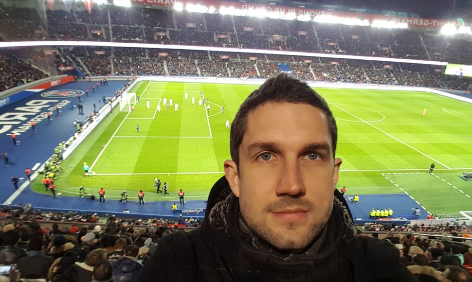 Jonas Babravičius Paris Saint-Germain varžybose