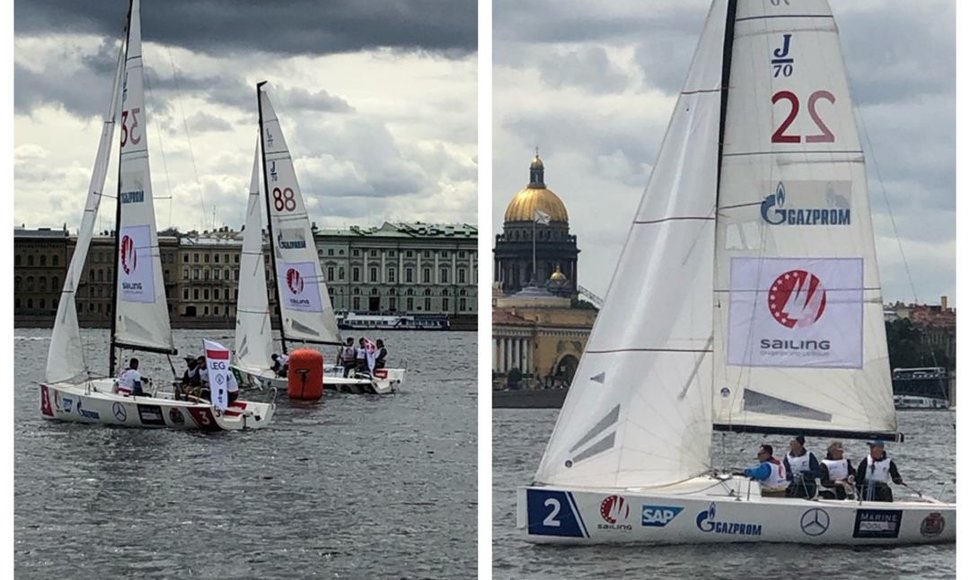 Sankt Peterburge prasidėjo trečiosios buriavimo Čempionų lygos (Sailing Champions League) varžybos