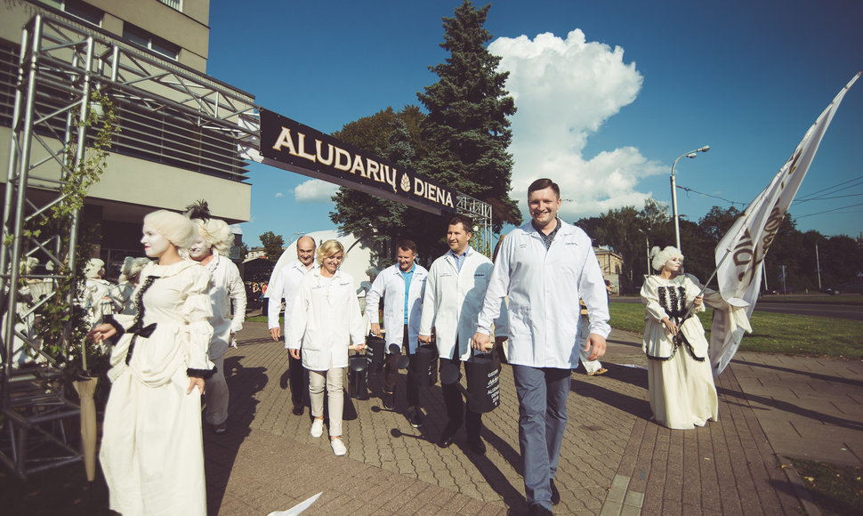 Giedrius Valančius aludarių dienoje