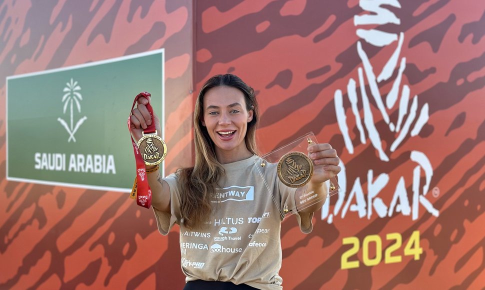Emilija Gelažninkienė Dakaro ralyje
