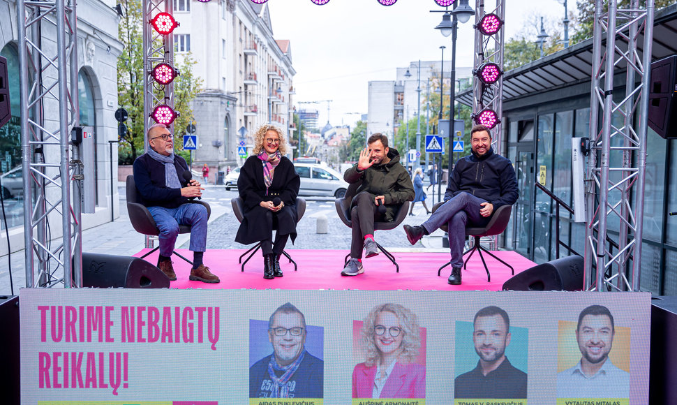 Laisvės partijos renginys „Turime nebaigtų reikalų“