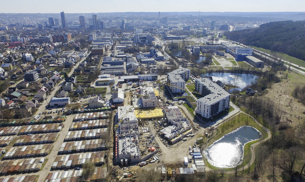 Šnipiškės, „Linkmenų ežerų“ kvartalas