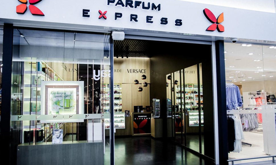 „Parfum express“ parduotuvė „Megoje“ / „Parfum express“ nuotr.