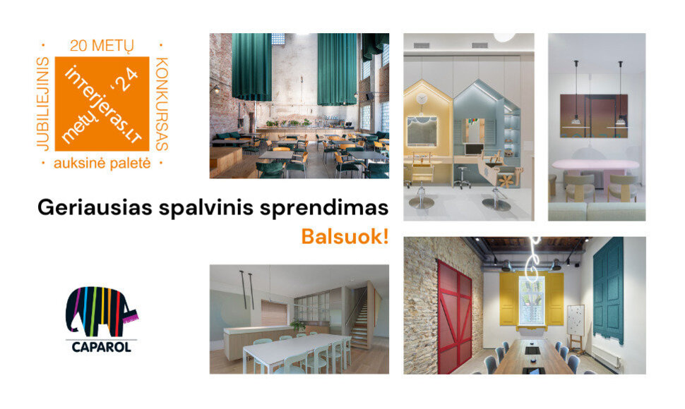 „Geriausias spalvinis sprendimas“ – atiduok savo balsą