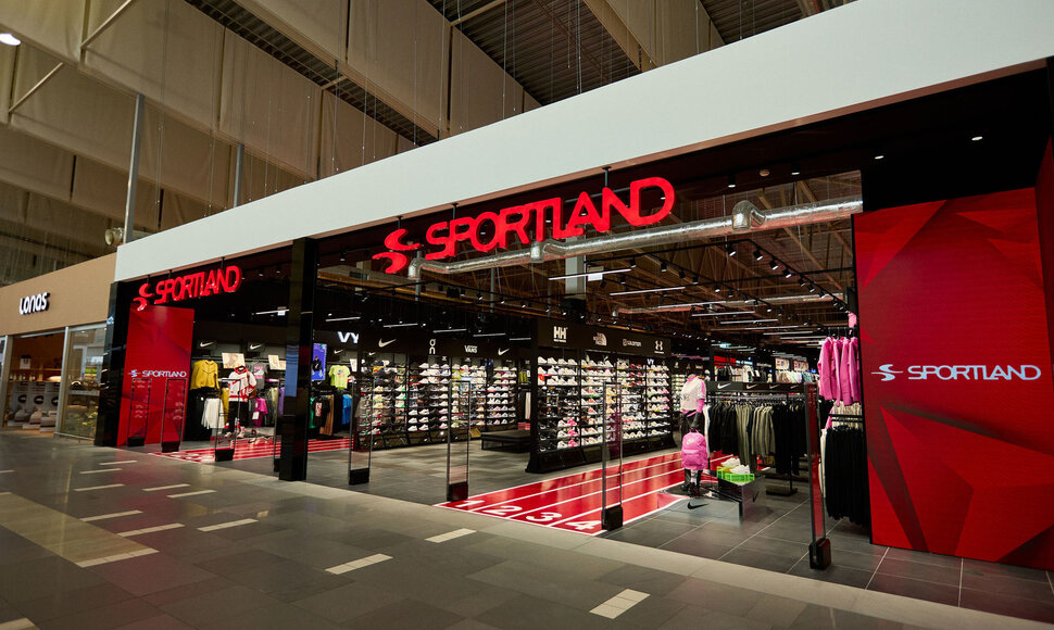 Nauja &bdquo;Sportland&ldquo; parduotuvė