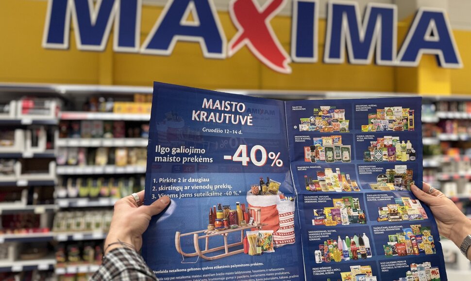 Maisto krautuvės pasiūlymai MAXIMOJE apims daugiau nei 20 tūkst. skirtingų prekių