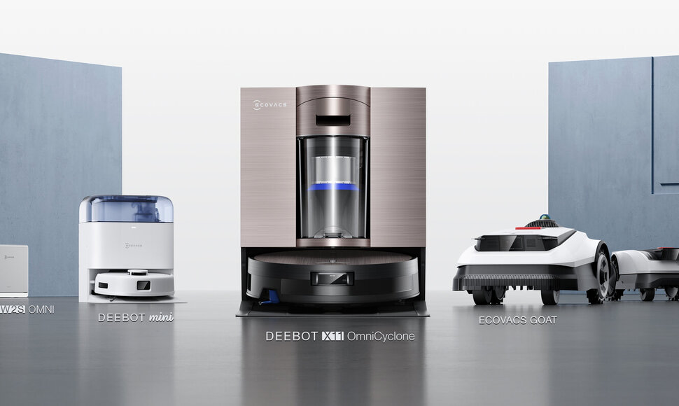 Nuo grindų iki langų: kaip i&scaron;manūs &bdquo;Ecovacs&ldquo; robotai perima buities darbus