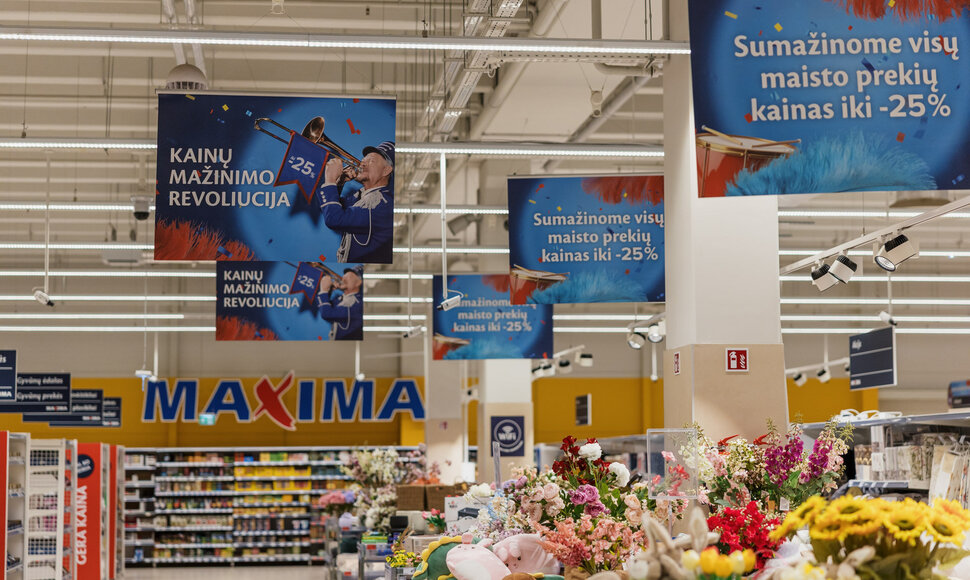 „Maxima“ jau 3 metus užtikrina pigiausių maisto prekių vidutinį krepšelį mažiausia kaina