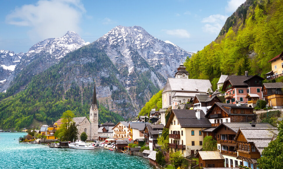 Hallstatt, Austrijos Alpės