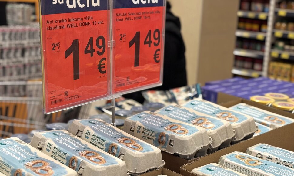 Kur Velykoms pirkti kiaušinius? „Maximoje“ su „Ačiū“ kortele jų kaina – 1,49 Eur
