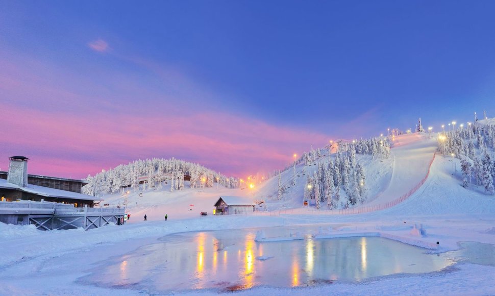 Ruka slidinėjimo kurorte - tikra žiemos pasaka