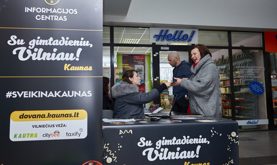 Kaunas sveikina Vilnių: vilniečiai pakviesti vakarienės 
