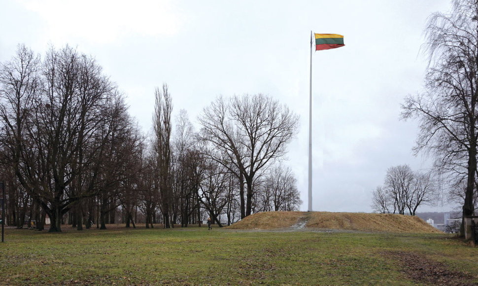 Kauniečių idėja: trispalvę iškelti viename aukščiausių miesto taškų – Pelėdų kalne. 