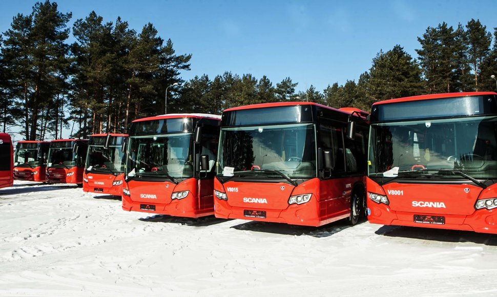 Vilniaus viešojo transporto parkas pildomas tokiais „Scania“ autobusais