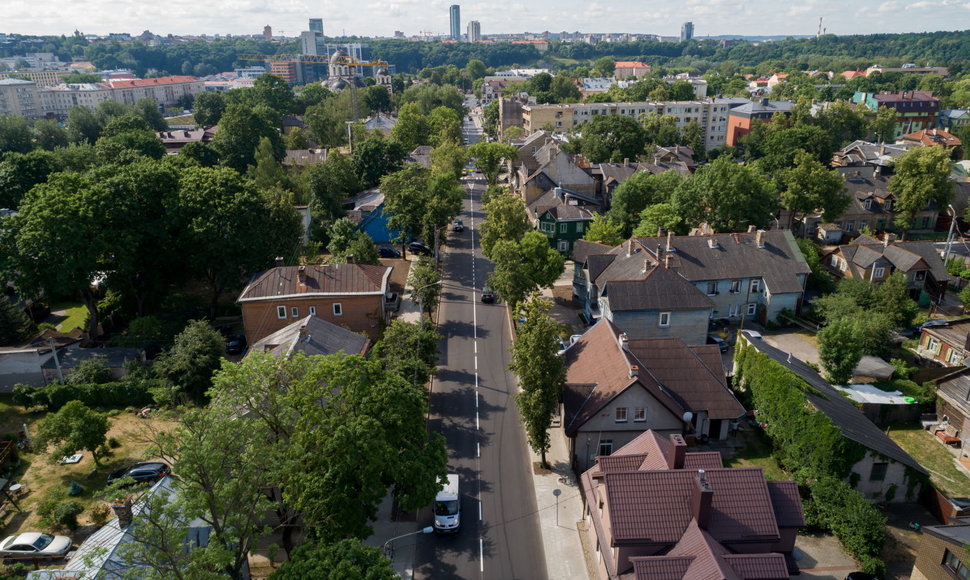 Sostinėje baigtas vienos pagrindinių Žvėryno gatvių remontas