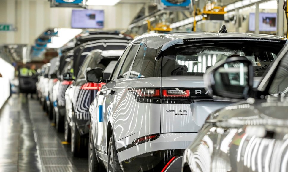„Jaguar Land Rover“ gamybos linija