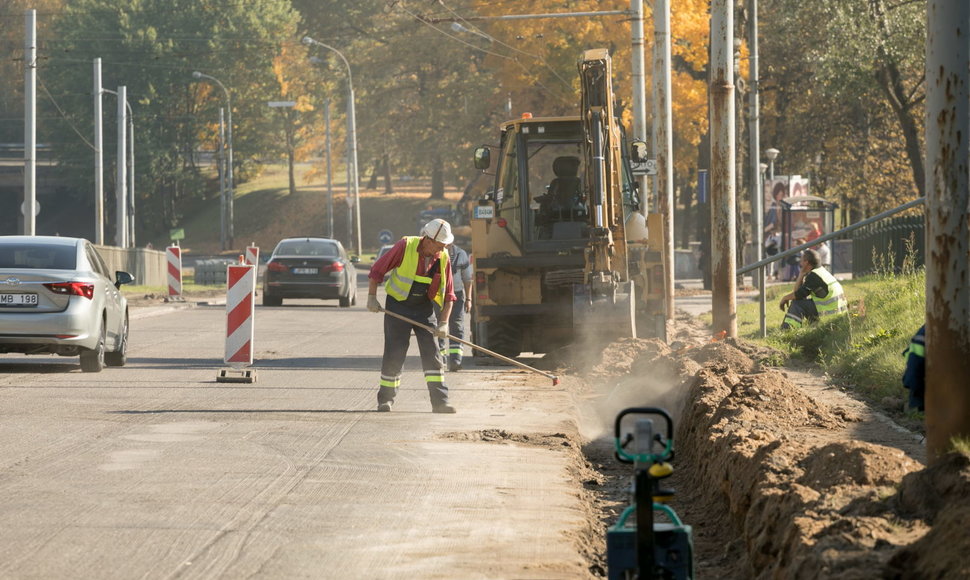 Kelio rekonstrukcijos darbai