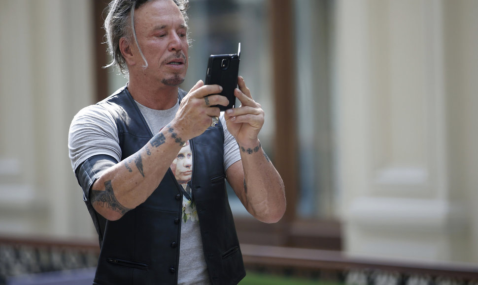 Mickey Rourke'as