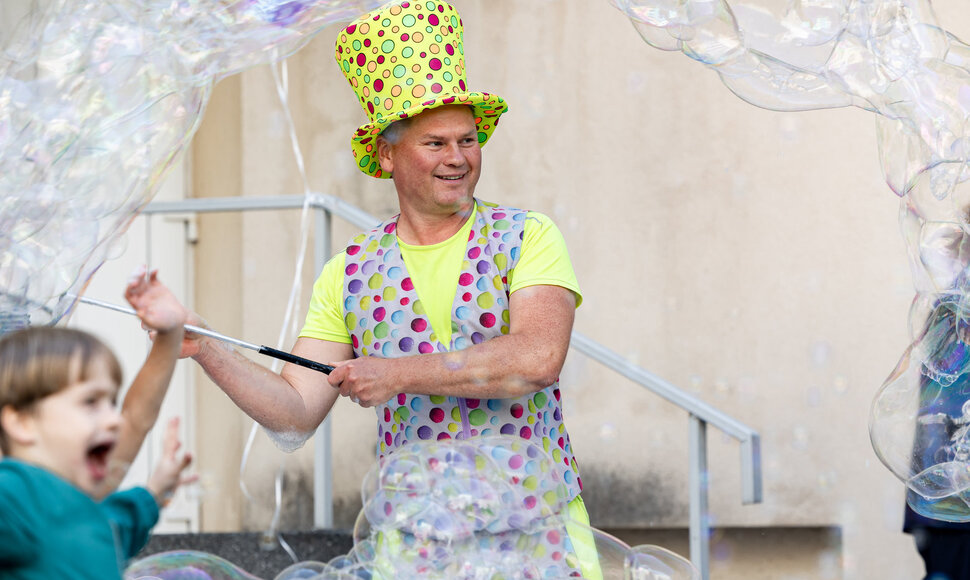 Vaikų gynimo dienos &scaron;ventė Santaros klinikose