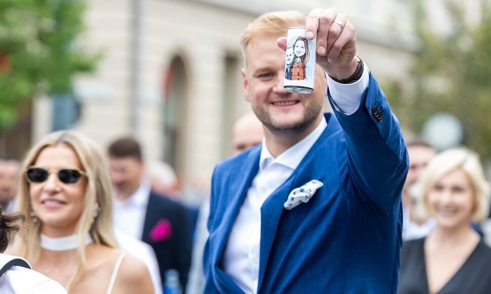 Andriaus Čer&scaron;kaus ir Evelinos Stasiūnaitės vestuvės