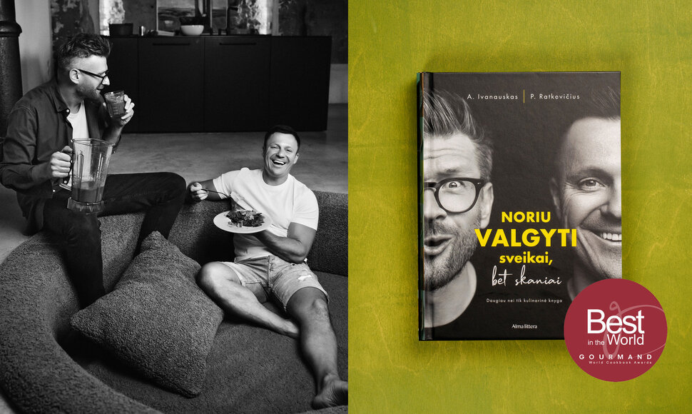Alfas Ivanauskas, Paulius Ratkevičius, jų knyga &bdquo;Noriu valgyti sveikai, bet skaniai&ldquo;