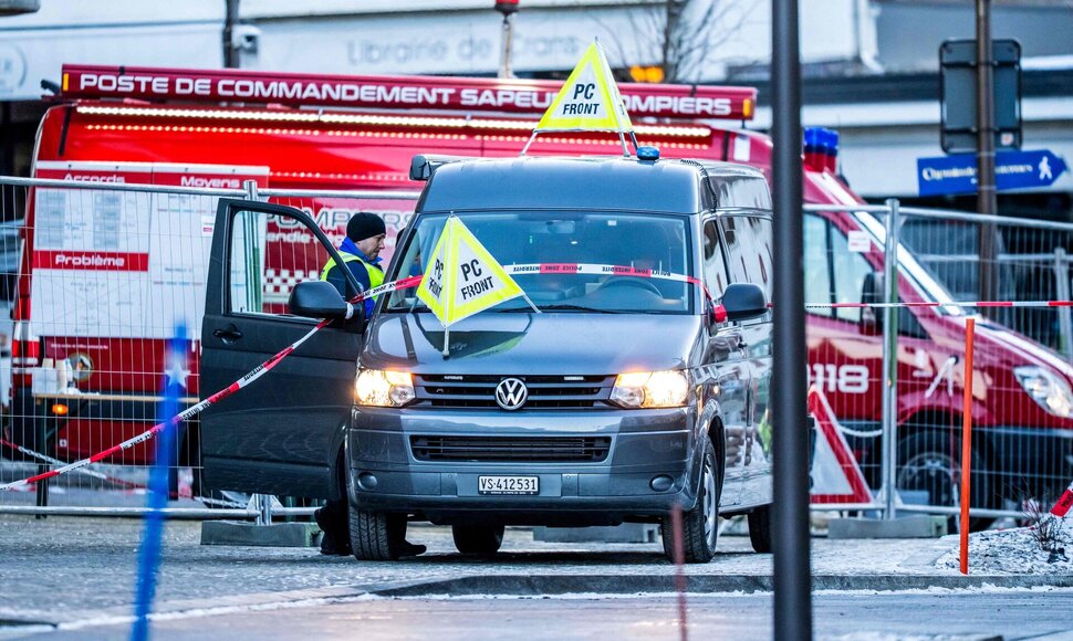 &Scaron;veicarijos Kran Montanos slidinėjimo kurorto bare kilo gaisras