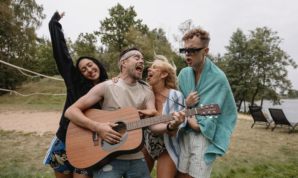 Justas Pečeliūnas filme &bdquo;&Scaron;eima į gamtą&ldquo;