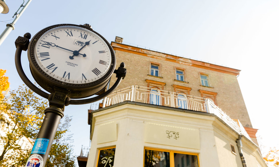 Laikrodžiai Vilniaus gatvėse