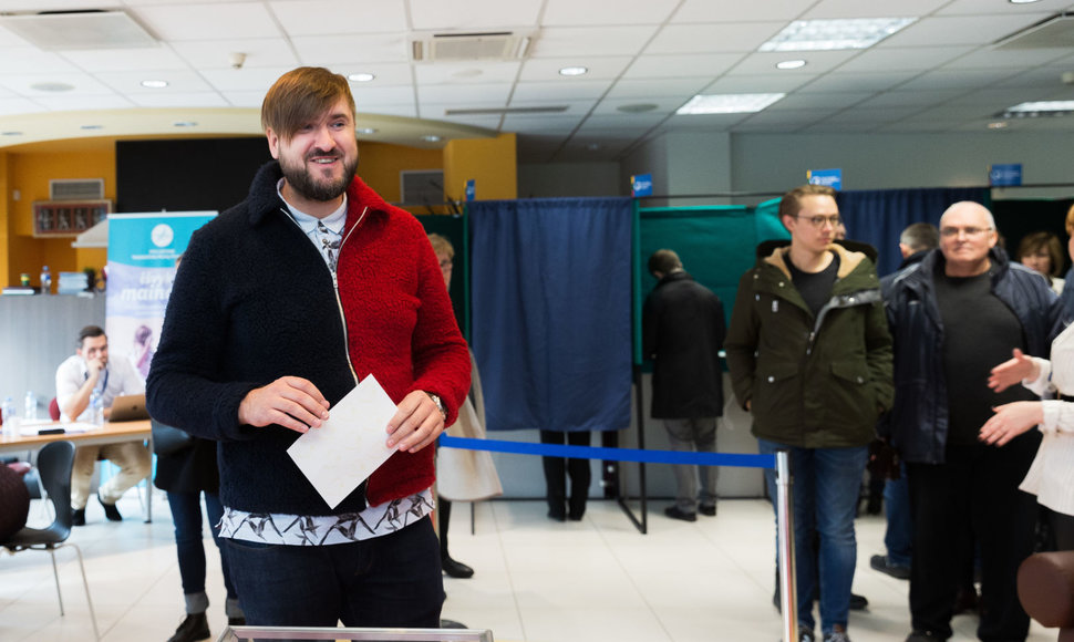 Gediminas Jaunius balsavo už konservatorių kandidatą į prezidentus