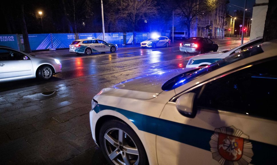 Kovo 15-osios naktinis policijos reidas Vilniuje