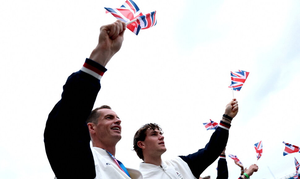 Andy Murray ir Jackas Draperis