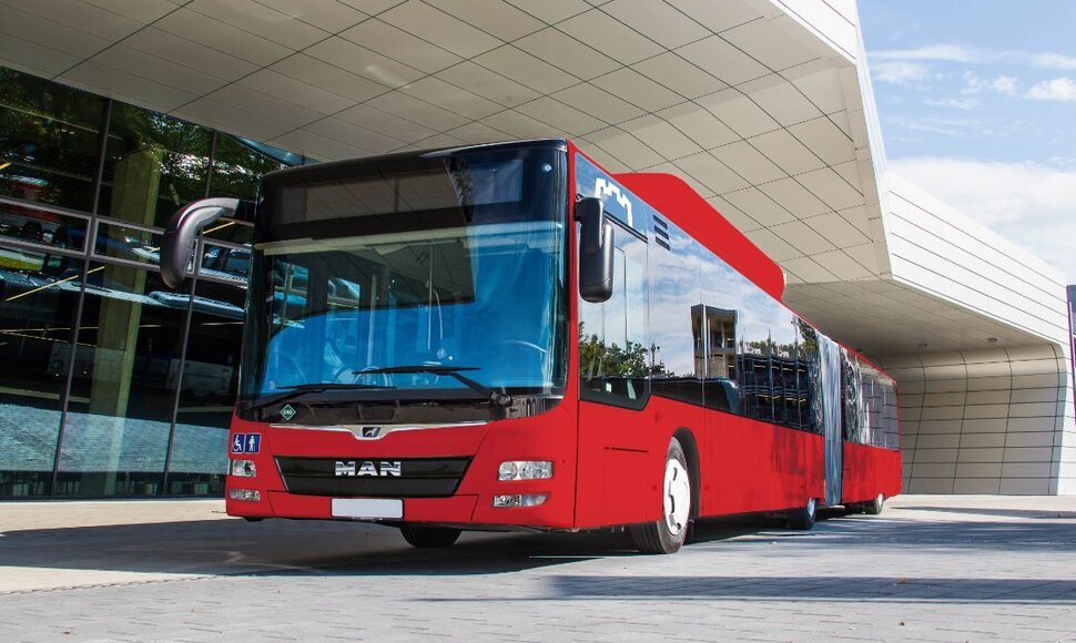 MAN naujas autobusas