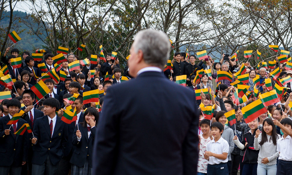 G.Nausėda pagerbė žydus gelbėjusio japonų diplomato Č.Sugiharos atminimą