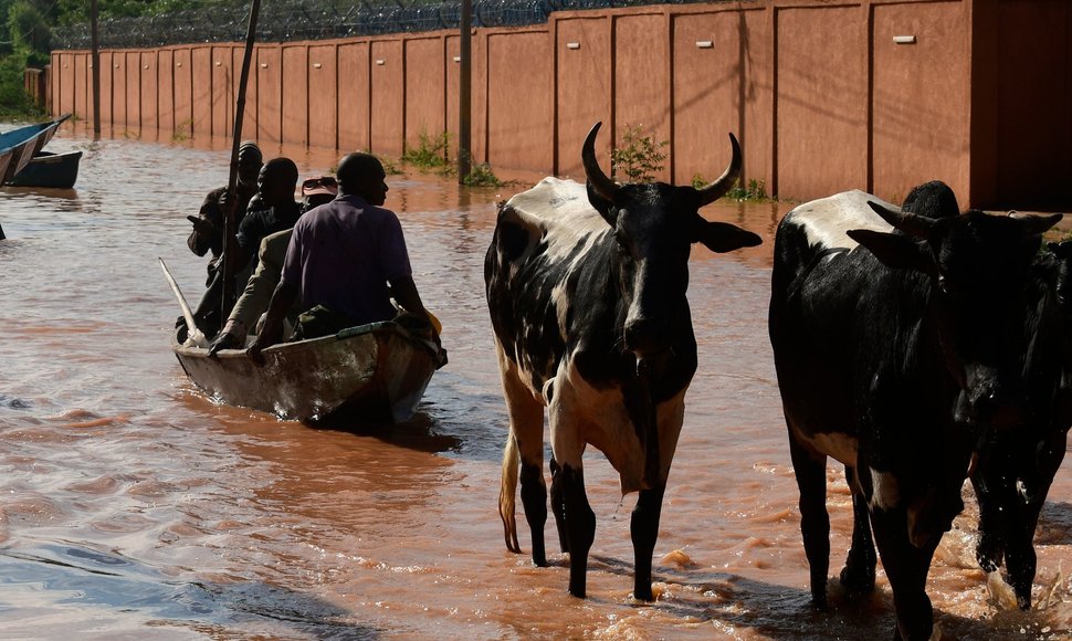 Nigeryje potvyniai užliejo sostinę