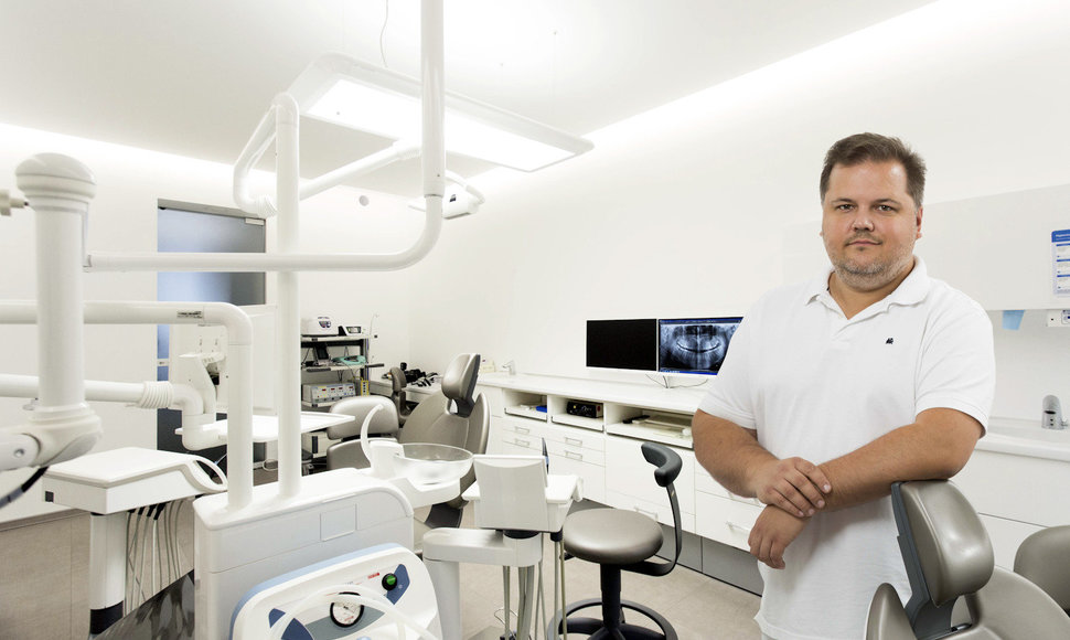 Dr Tadas Koržinskas at the clinics