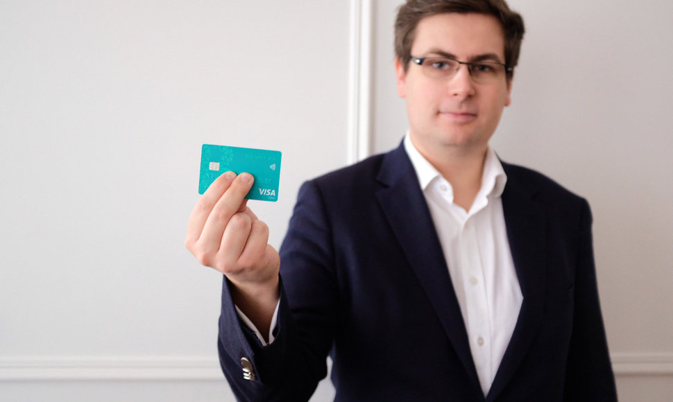 V.Karalevičius with Bankera-Visa card