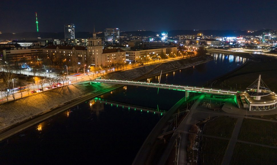 White Bridge in Vilnius. Lithuania. Photo by Vilnius Municipality