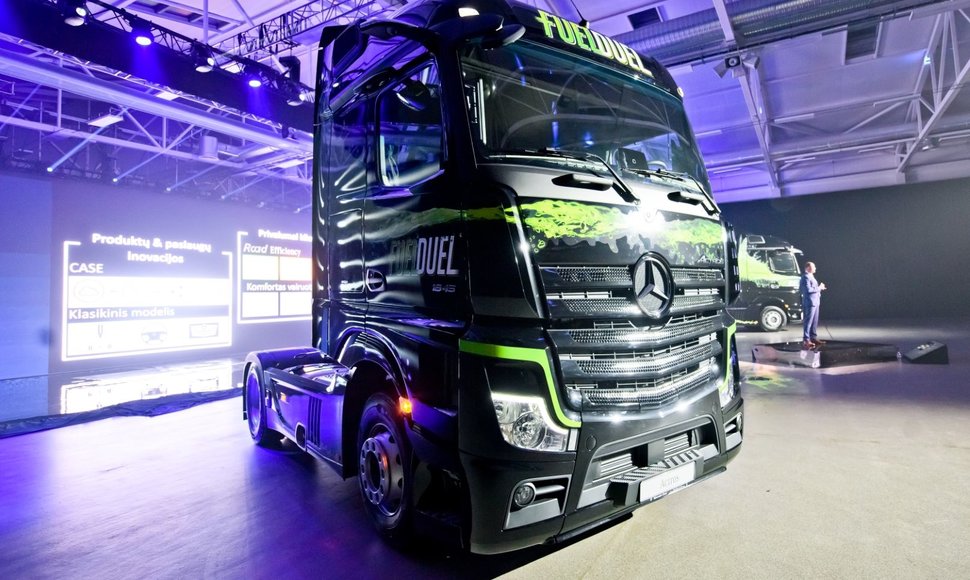 „Mercedes-Benz Actros“ pristatymas Kaune