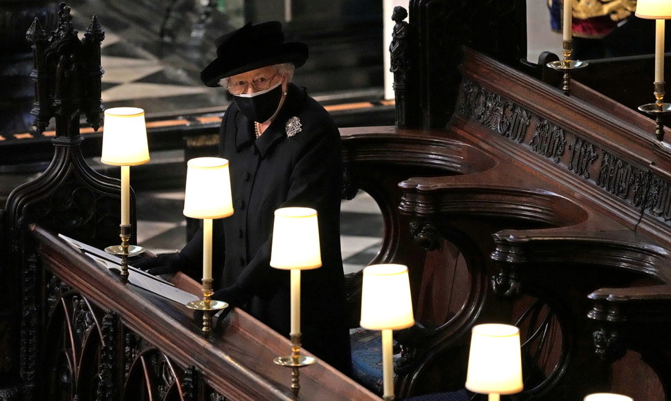 Elizabeth II princo Philipo laidotuvėse