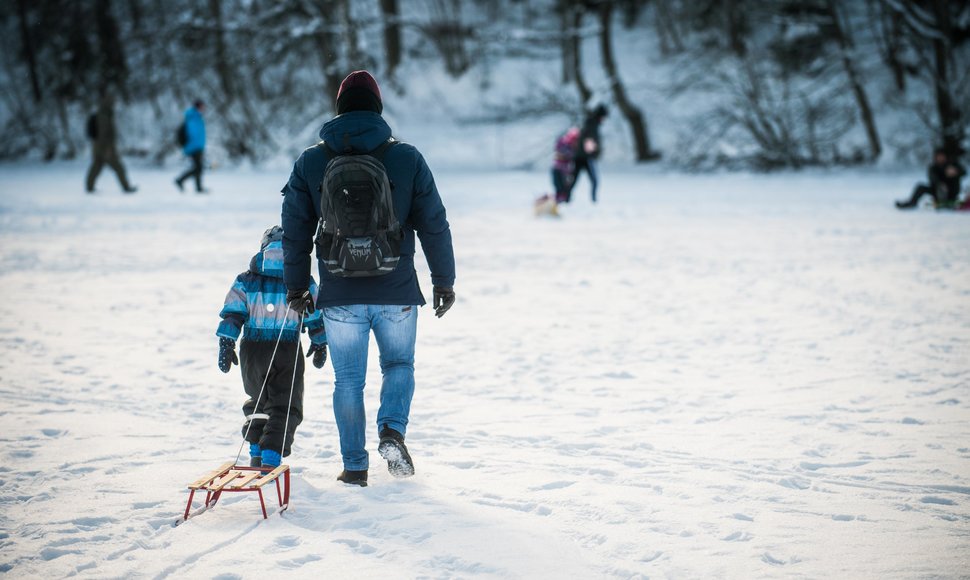 Žvarbi ir saulėta diena kviečia į gamtą