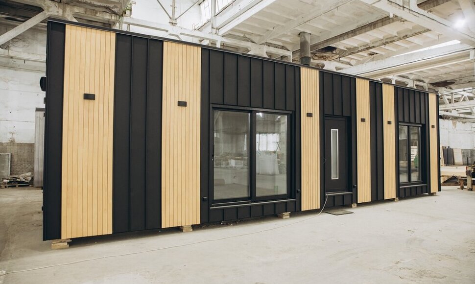 Modulinio namelio statyba