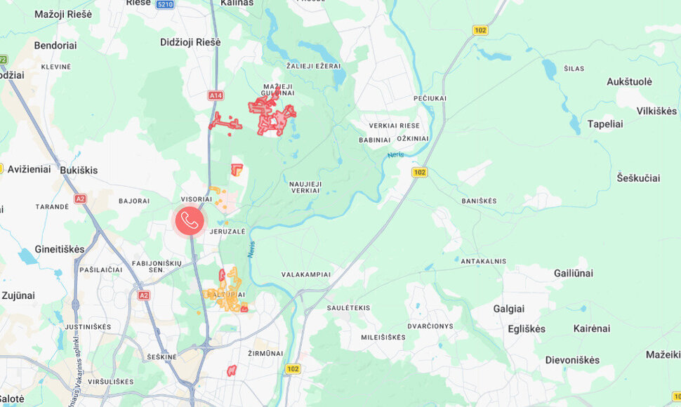 Dalis vilniečių liko be elektros