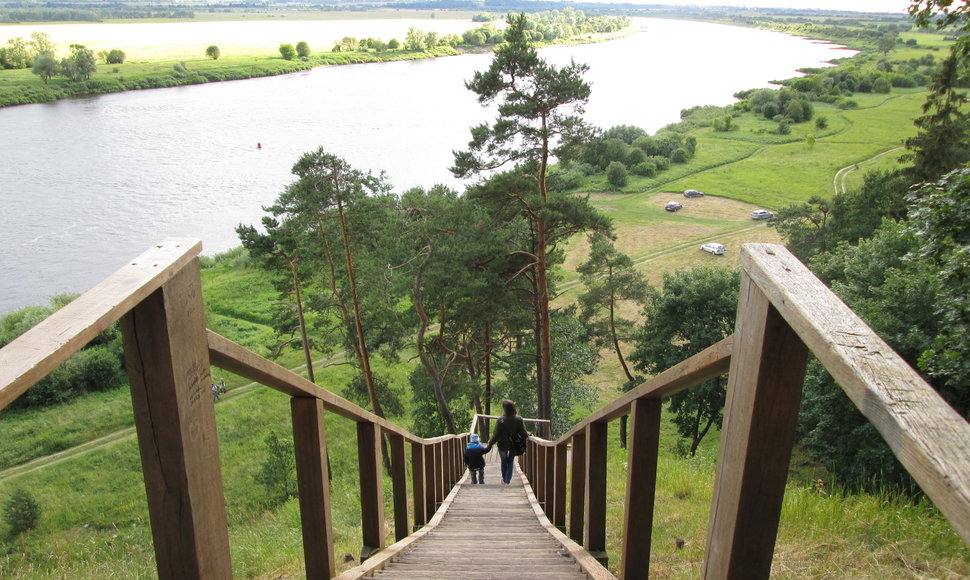 Pagėgiai, vaizdas nuo Rambyno kalno